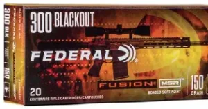 FEDERAL FUSION 300 BLACKOUT 150GR AMMO 20RDS