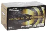 FEDERAL GOLD MATCH SMALL PISTOL MATCH PRIMERS 1000CT
