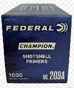 FEDERAL 209A SHOTSHELL PRIMERS 1000CT