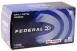 FEDERAL NO.1001M SMALL PISTOL MATCH PRIMERS 1000CT