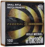 FEDERAL NO.205M SMALL RIFLE MATCH PRIMERS 100CT