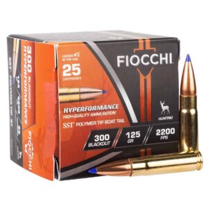 FIOCCHI 300 BLACKOUT 125GR SST AMMO 25RDS