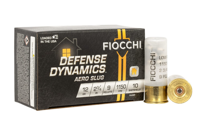 FIOCCHI BUCKSHOT 12GA 2.75" 1150FPS #1BK 9 PELLETS 10RDS