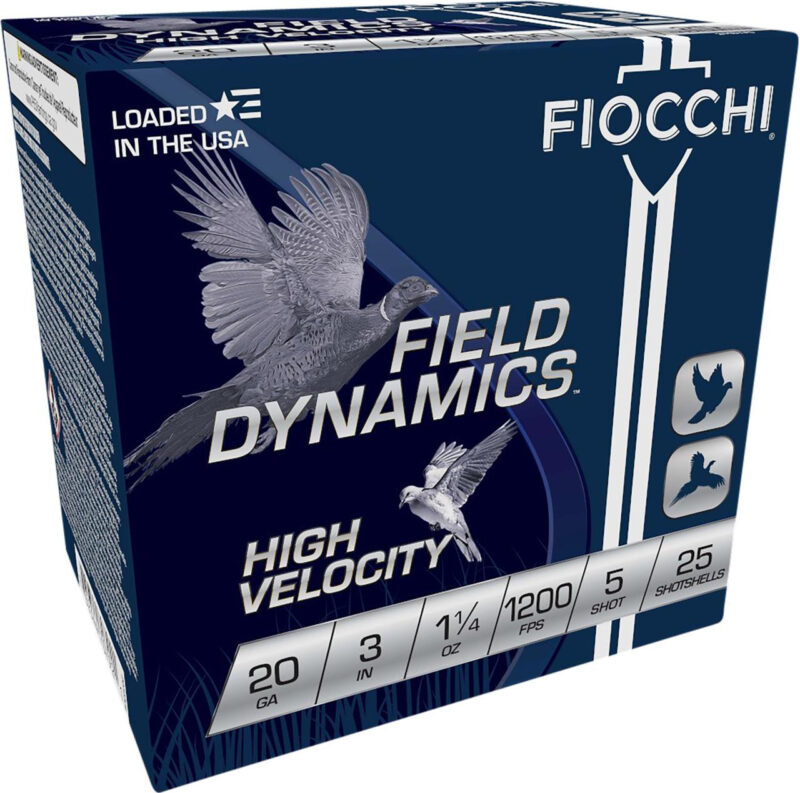 FIOCCHI FIELD DYNAMICS 20GA 3" 1-1/4OZ 1200FPS 5 SHOT 25CT
