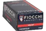 FIOCCHI FIELD DYNAMICS 22LR 40GR 1060FPS AMMO 50RDS