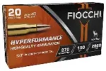 FIOCCHI HYPERFORMANCE 270 WIN 150GR HORNADY SST AMMO 20RDS
