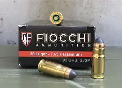FIOCCHI 30 LUGER 93gr SJSP
