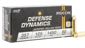 FIOCCHI 357 MAG 125GR JHP 50RD