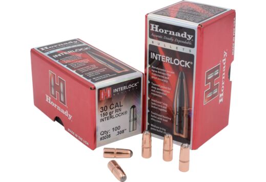 HORNADY 30CAL (308") 150GR RN (30-30) BULLETS 100CT