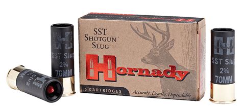 HORNADY 20GA 2.75 250GR SST W: SBOT SLUGS 5CT HORNADY 20GA 2.75" 250GR SST W/ SBOT SLUGS 5CT