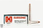 HORNADY SUBSONIC 300 BLACKOUT 190GR SUB-X AMMO 20RDS