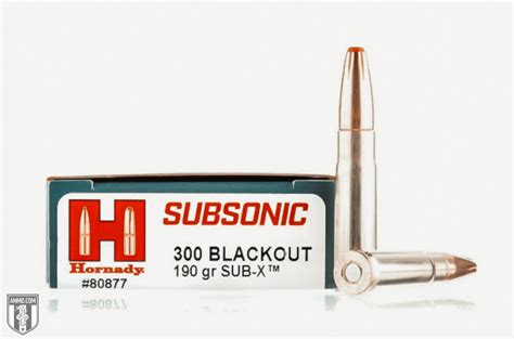 HORNADY SUBSONIC 300 BLACKOUT 190GR SUB-X AMMO 20RDS