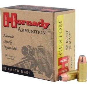 HORNADY 32 AUTO 60GR XTP AMMO 25 CT