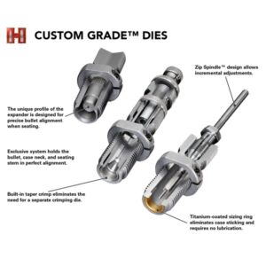 HORNADY 38/357 MAG/MAX SER II 3-DIE SET NITRIDE, S/H#6
