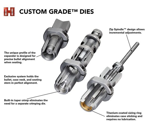 HORNADY 38:357 MAG:MAX SER II 3-DIE SET NITRIDE, S:H#6 HORNADY 38/357 MAG/MAX SER II 3-DIE SET NITRIDE, S/H#6
