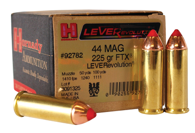 OLYMPUS DIGITAL CAMERA HORNADY LEVEREVOLUTION 44MAG 225GR FTX AMMO 20RDS