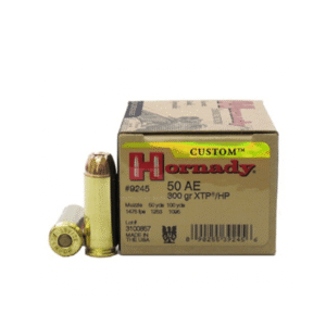 HORNADY CUSTOM 50 AE 300GR XTP-HP AMMO 20RDS