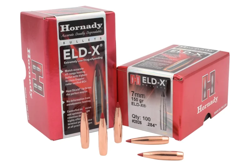 HORNADY 7MM (.284) 150gr ELD X BULLET 100:BX HORNADY 284 150gr ELD-X