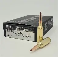 HORNADY 22 ARC 75GR ELD MATCH BLACK 20RD