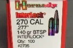 HORNADY 270 (.277") 140GR BTSP BULLETS 100CT