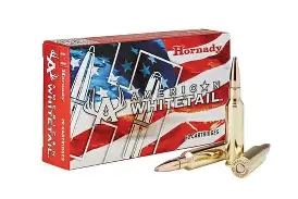 HORNADY AMERICAN WHITETAIL 30-06 SPRG 180GR SP AMMO 20RDS