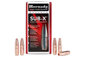 HORNADY 30CAL (.308") 175GR (30-30) SUB-X BULLETS 100CT