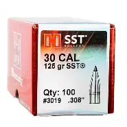 HORNADY 30CAL (.308") 125GR SST BULLETS 100CT