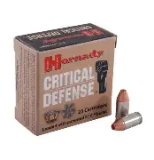 HORNADY CRITICAL DEFENSE 380 ACP 90GR FTX AMMO 25RDS