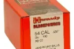 HORNADY 54CAL (.530") LEAD ROUND BALL 100CT