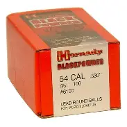 HORNADY 54CAL (.530") LEAD ROUND BALL 100CT