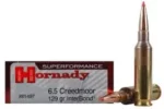 HORNADY 6.5 CREEDMOR 129GR AMERICAN WHITETAIL AMMO 20RDS
