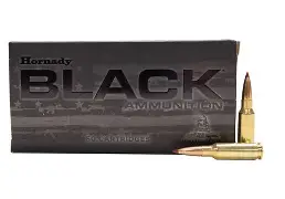 HORNADY BLACK 6.5 GRENDEL 123GR ELD MATCH AMMO 20RDS
