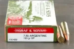 HORNADY CUSTOM 7.65 ARGENTINE 150GR SP AMMO 20RDS