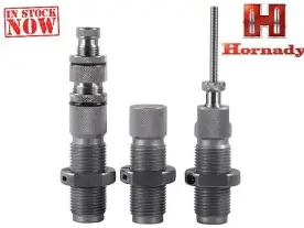 HORNADY 9MM 3-DIE SET WITH TAPER CRIMP
