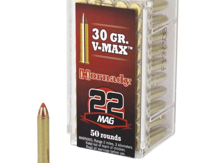 HORNADY 22 MAG 30GR V-MAX AMMO 50RDS