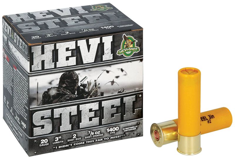 hevi-shot 20 Gauge Steel – 25rd