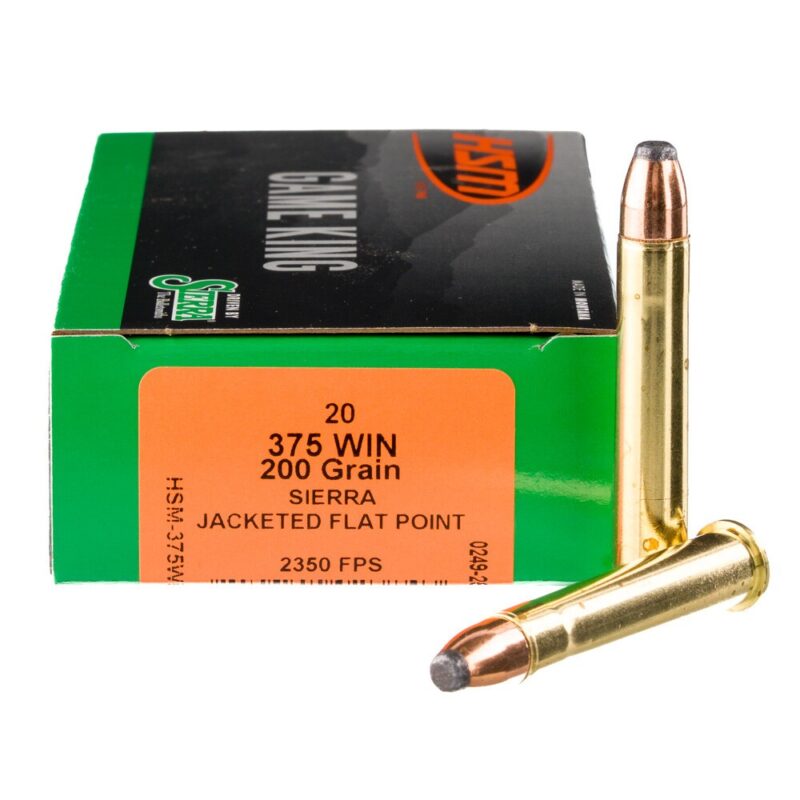 HSM 375 WIN 200GR SIERRA PRO HUNTER JFP AMMO 20RDS
