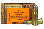 HSM 38-40 WIN 180GR RNFP AMMO 50RDS