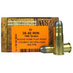 HSM 38-40 WIN 180GR RNFP AMMO 50RDS