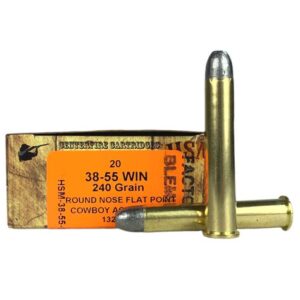 HSM 38-55 WIN 240GR RNFP COWBOY ACTION AMMO 20RDS