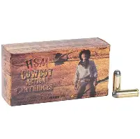 HSM 45 COLT 250GR RNFP AMMO 50RDS