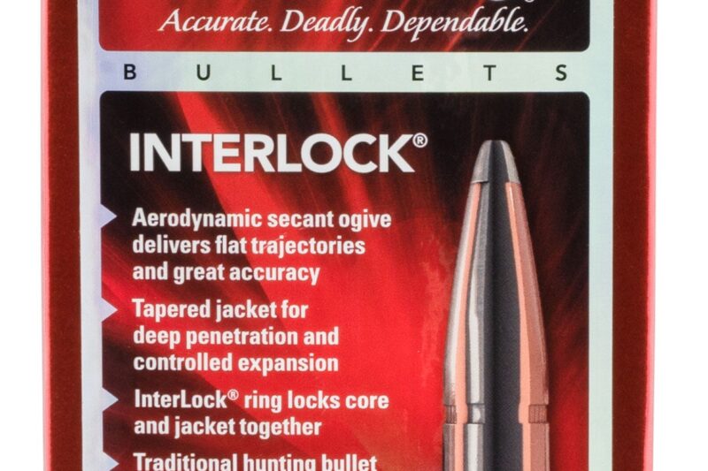 Hornady-InterLock-45204-090255452044 HORNADY 45CAL (.452") SP-IL (450BM) BULLETS 50CT