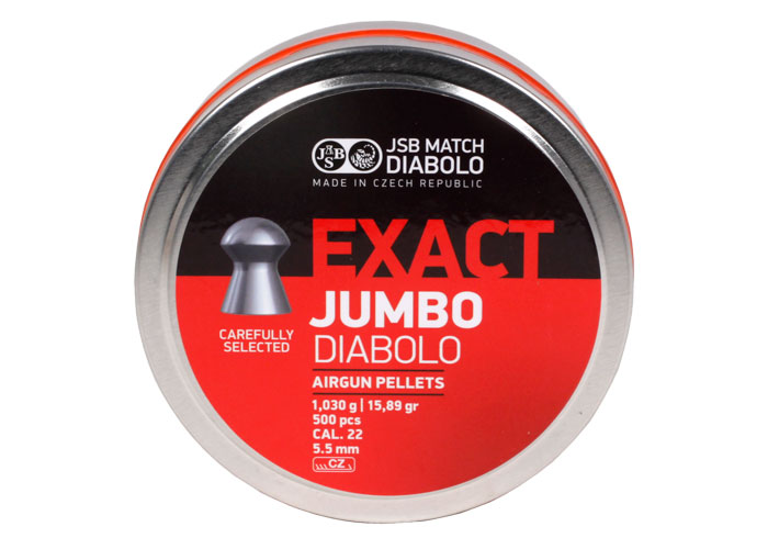 JSB JUMBO EXACT 22CAL 15.89GR PELLETS 500CT