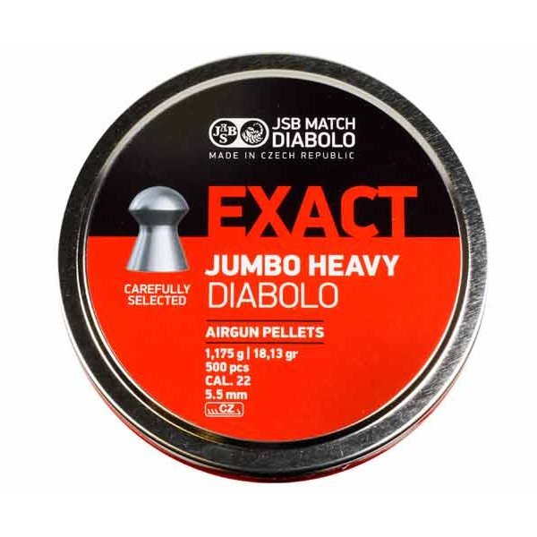 JSB JUMBO HEAVY 22CAL 18.13GR PELLETS 500CT