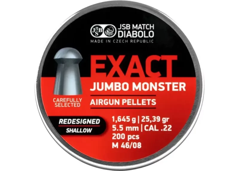 JSB JUMBO MONSTER 22CAL 25.39GR PELLETS 200CT
