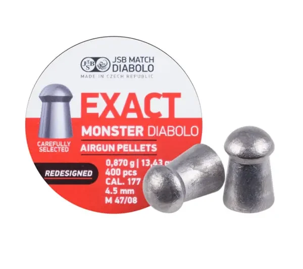 JSB REDESIGNED MONSTER 177CAL 13.43GR PELLETS 400CT