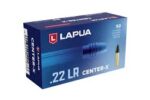 LAPUA 22LR 40GR CENTER-X AMMO 50RDS