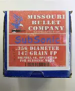 MISSOURI BULLET COMPANY 9MM (.356") 147GR SUB-SONIC GL BULLETS 500CT