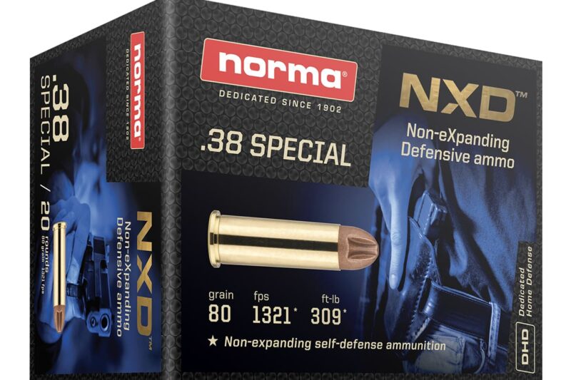NORMA 38 SPECIAL 80GR NXD 20CT NORMA NXD 38 SPECIAL 80GR AMMO 20RDS