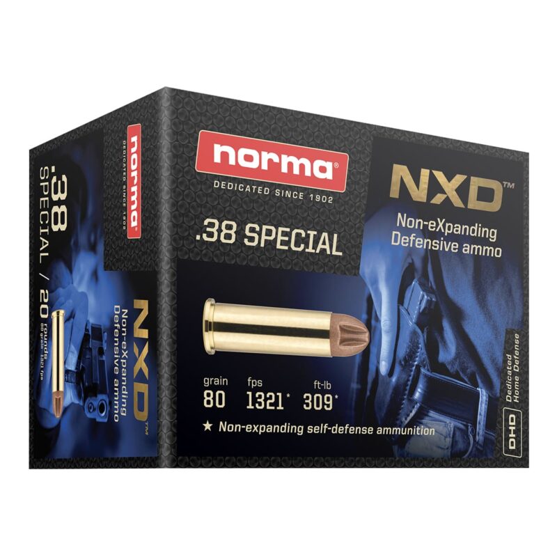 NORMA NXD 38 SPECIAL 80GR AMMO 20RDS